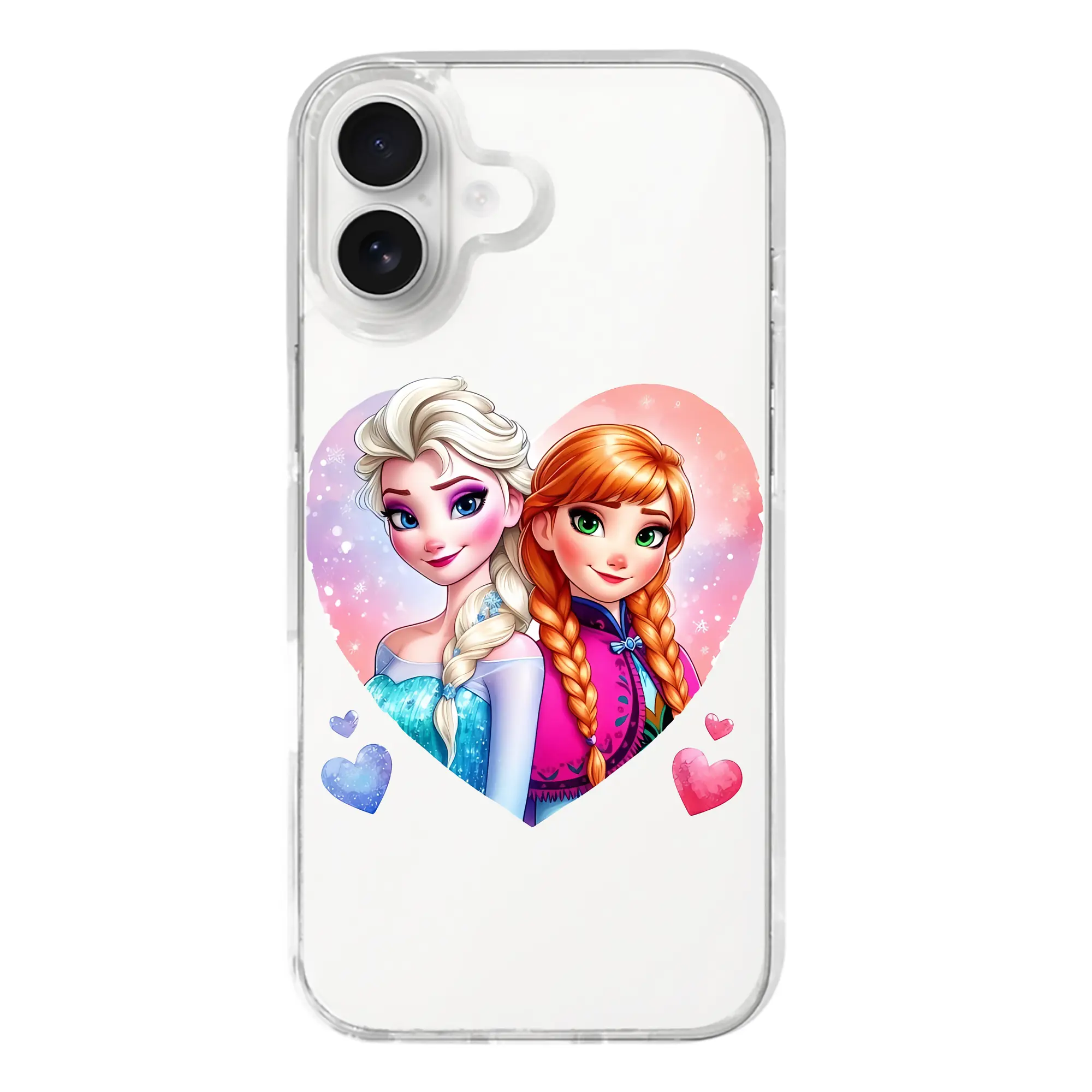 アナと雪の女王(Frozen) グッズ エルサ(Elsa) - iPhone 17シリーズ 透明スマホケース – 薄型・耐衝撃・精密フィット保護カバー